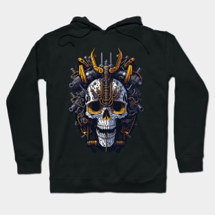 Mecha Skull S01 D04 Hoodie